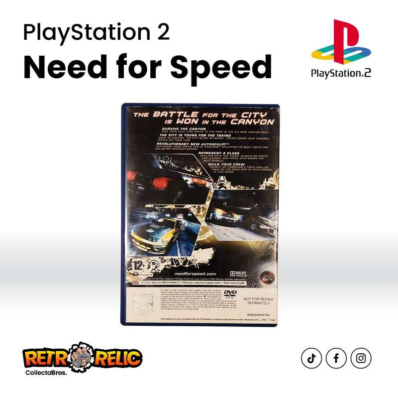 Need for Speed Carbon PS2- Pre-Owned