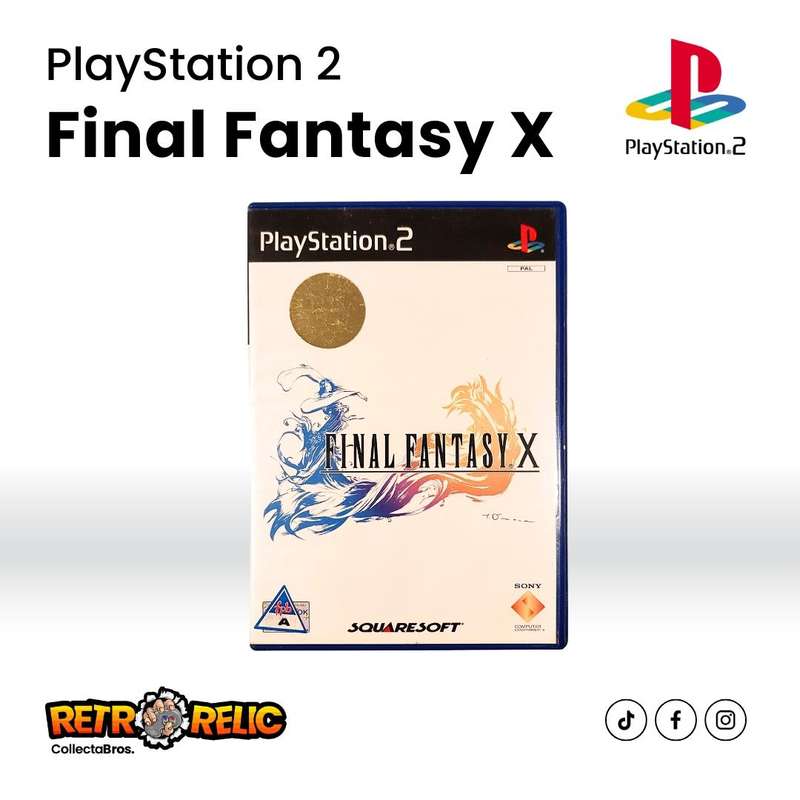 PlayStation Two (PS2)  Final Fantasy X with Bonus DVD Disc videogame