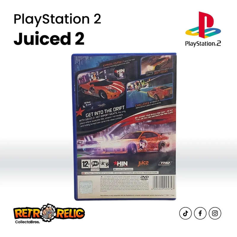 PlayStation Two Juiced 2: Hot Import Nights (PS2) videogame
