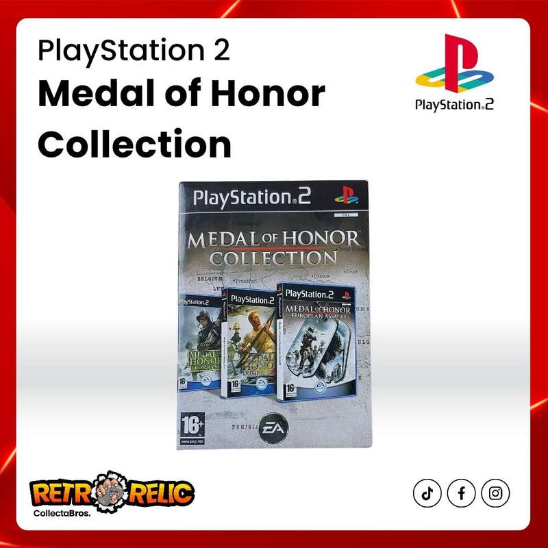 Medal of Honor Collection NTSC (U/C) Region Code PlayStation Two (PS2) videogame