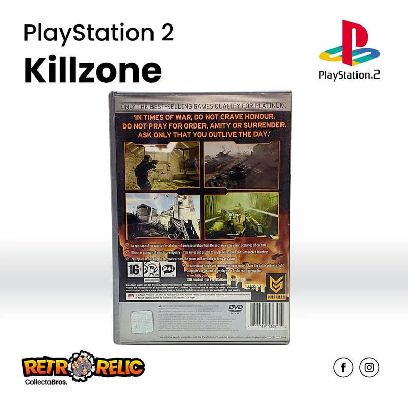 PlayStation Two  Killzone Platinum (PS2) videogame