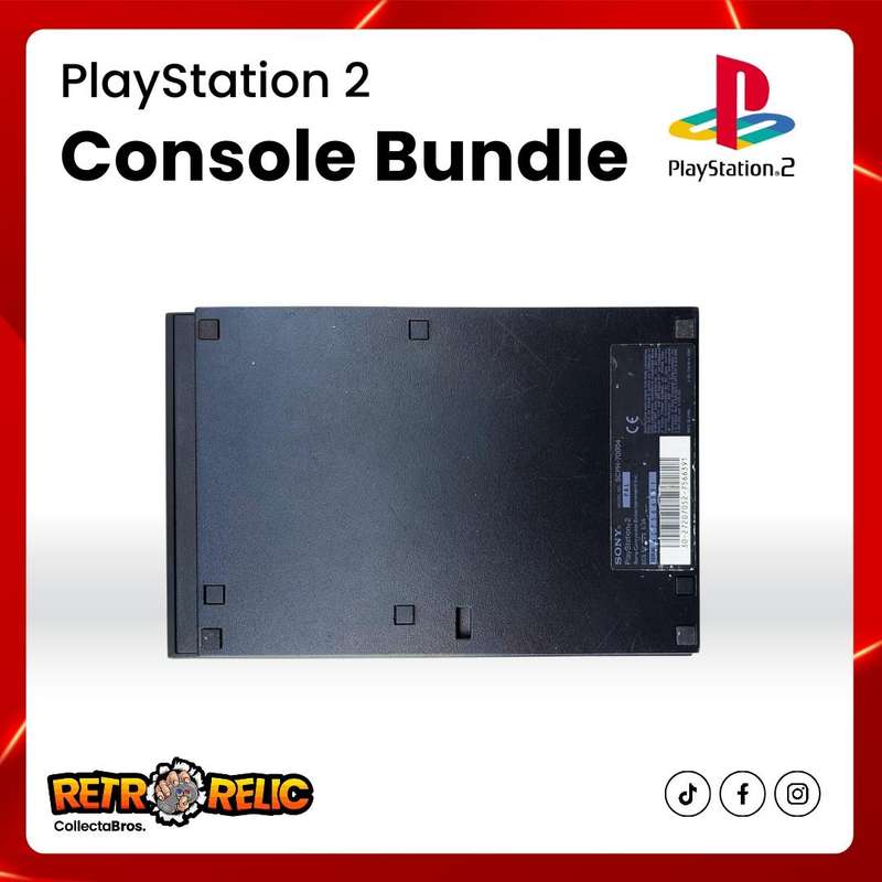 PlayStation Two Slim Console with Games Bundle Pre-Owned