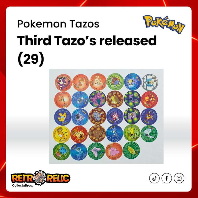 Pokémon Tazo Holder with 73 Tazo's