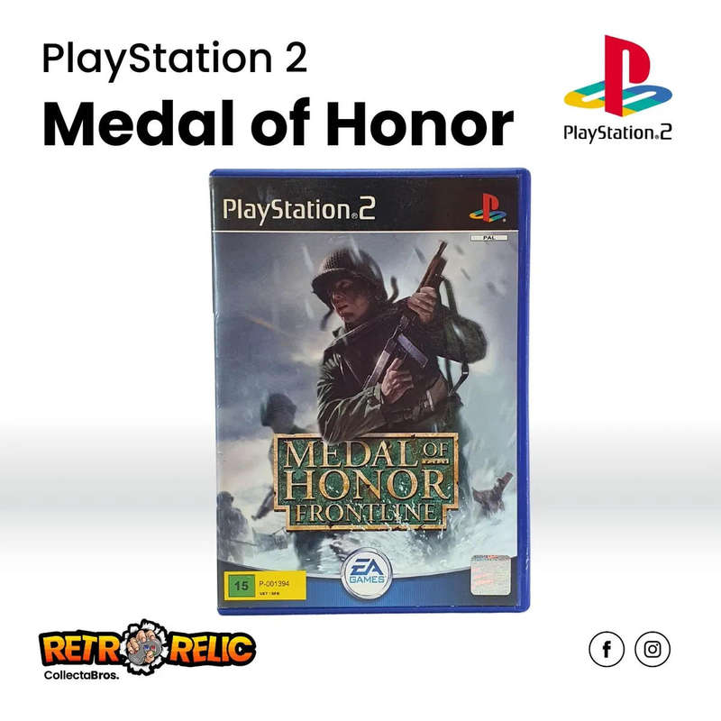 Medal of Honor Frontline PlayStation Two (PS2) videogame