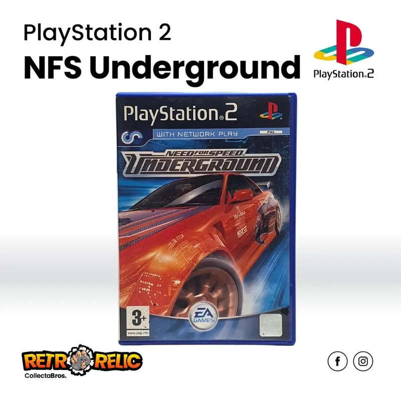 Need for Speed Underground (PS2) videogame - Pre-Owned
