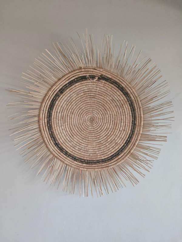 Big Straw Circle Decoration 80 cm diameter