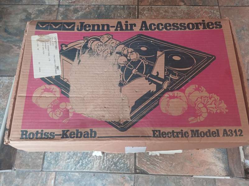 Rotisserie and kebab Jenn-Air electric model A312