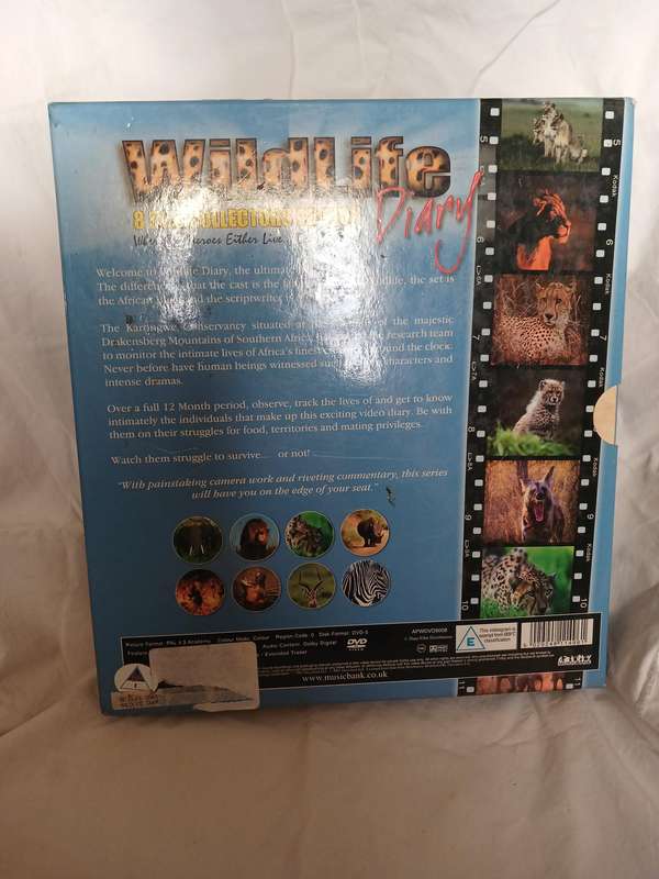 DVD Wild life diary 8 x discs