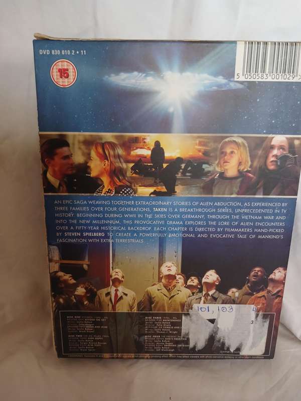 DVD Taken Steven Spielberg the complete series 6 x discs