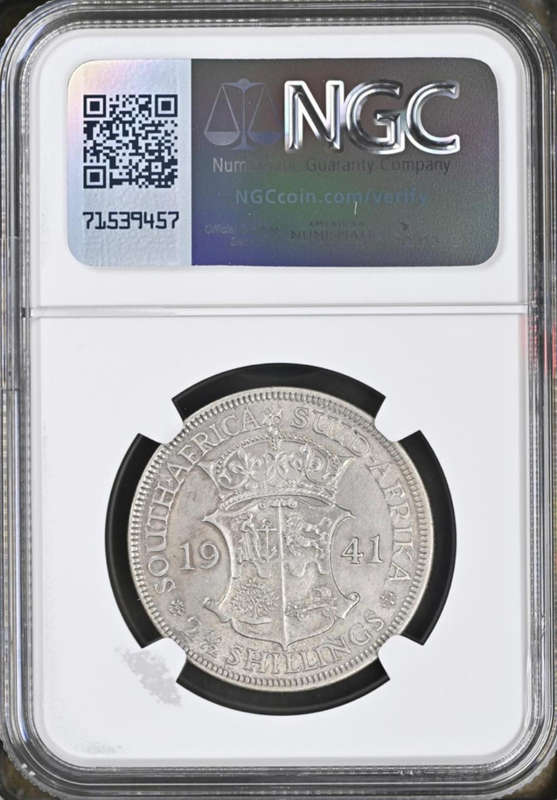 1941 2.5 Shillings George VI Silver Halfcrown