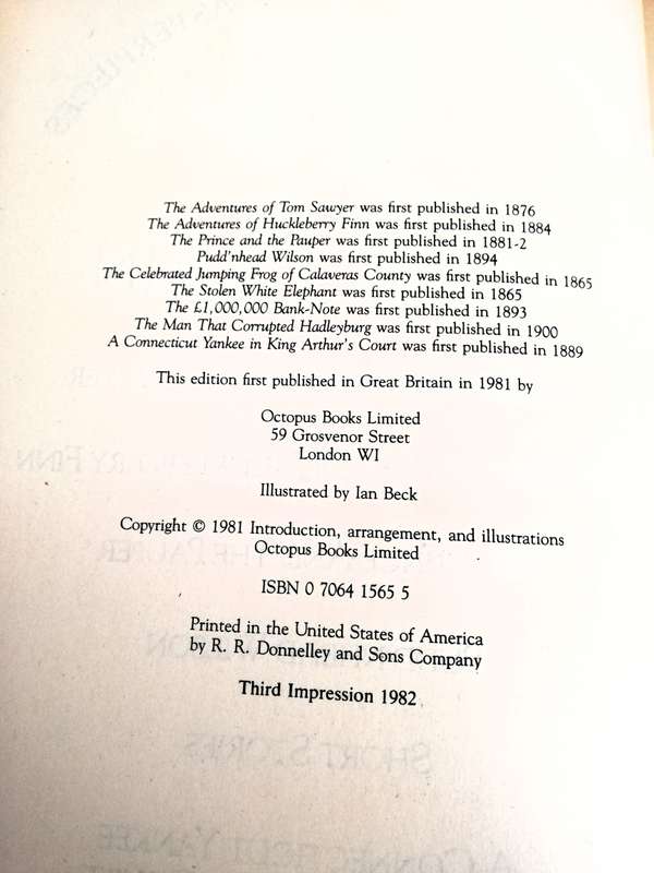 Mark Twain [Treasury of World Masterpieces]