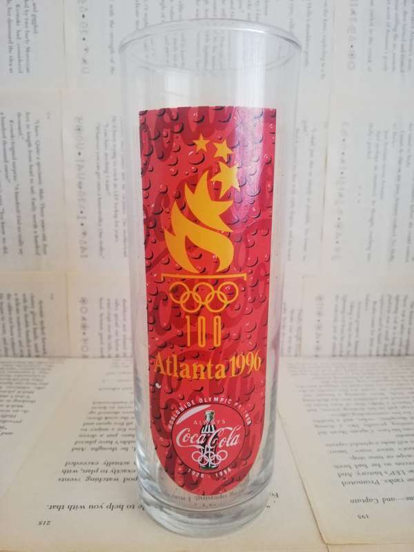 1996 Atlanta Olympic Games - Caltex Coca Cola Glass [Glass][Rare]