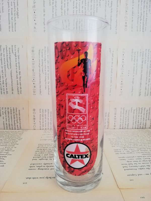 1996 Atlanta Olympic Games - Caltex Coca Cola Glass [Glass][Rare]