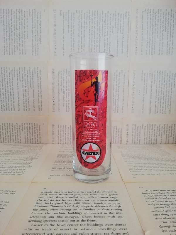 1996 Atlanta Olympic Games - Caltex Coca Cola Glass [Glass][Rare]