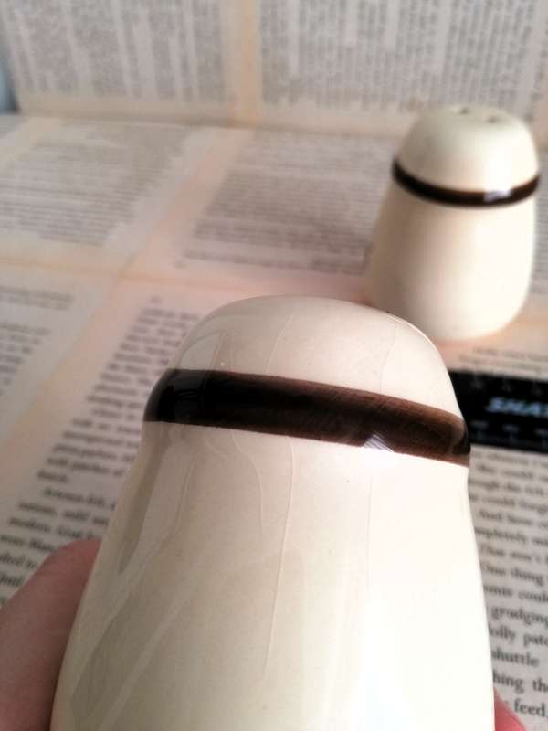 Stylish Olive - Vintage Salt And Pepper Shakers [Montenegro]