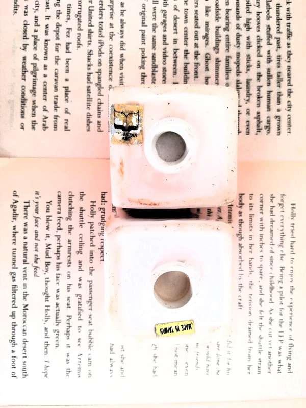 Vintage Ceramic Novelty Salt & Pepper Shakers Toast