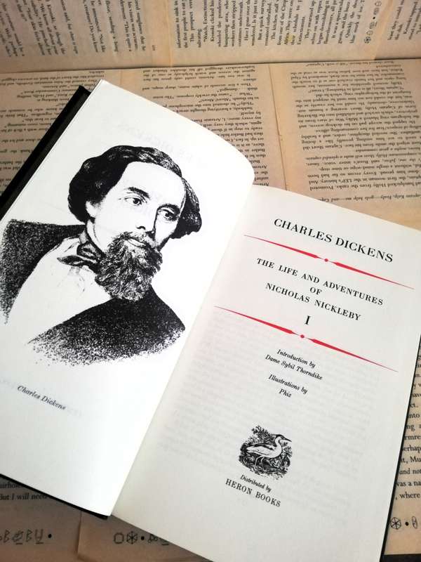 The Centennial Edition - Nicholas Nickleby Vol 1 & 2 by Charles Dickens