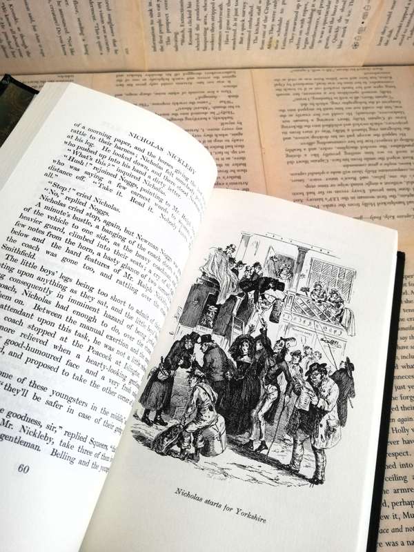 The Centennial Edition - Nicholas Nickleby Vol 1 & 2 by Charles Dickens