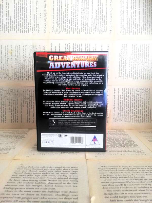 Great Railway Adventures - Complete Series - National Geographic [DVD] [Trains]