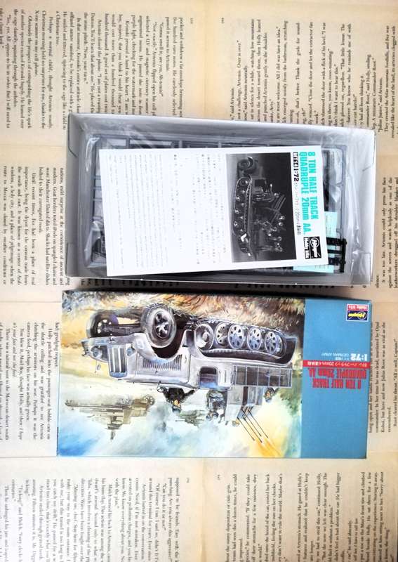 8 Ton Half Track Quadruple 20mm AA model [Scale 1:72] Hasegawa