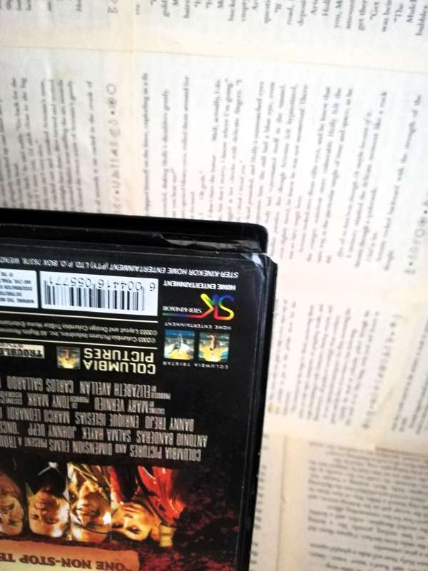 Once Upon A Time In Mexico  - Movie VHS Tape (2003) [VHS]