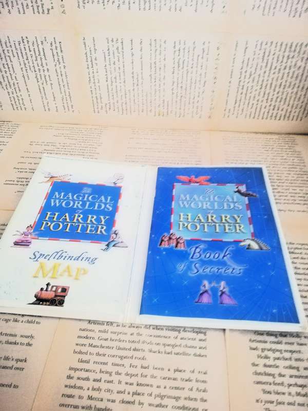 The Magical Worlds of Harry Potter Spellbinding Map and Book of Secrets by David Colbert
