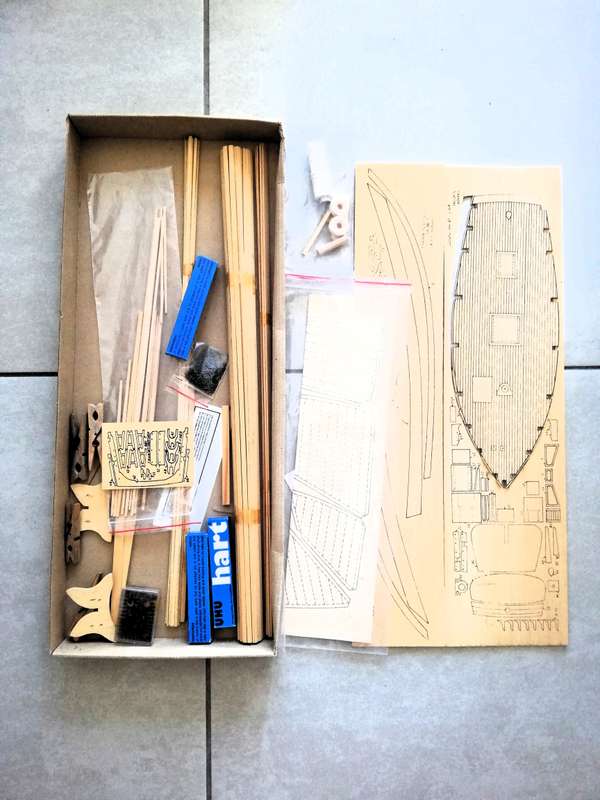 Billing Boats Marie Jeanne 468 Wooden Model Dutch Sailing Ship Construction Kit