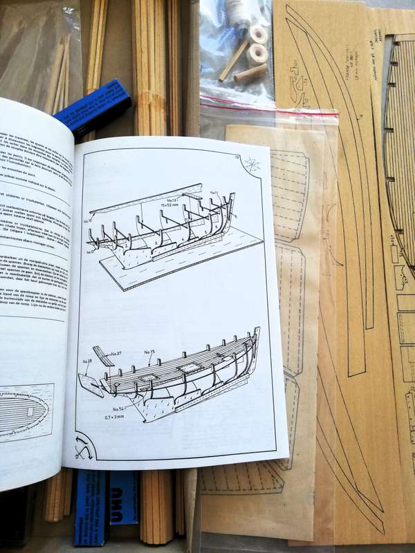 Billing Boats Marie Jeanne 468 Wooden Model Dutch Sailing Ship Construction Kit
