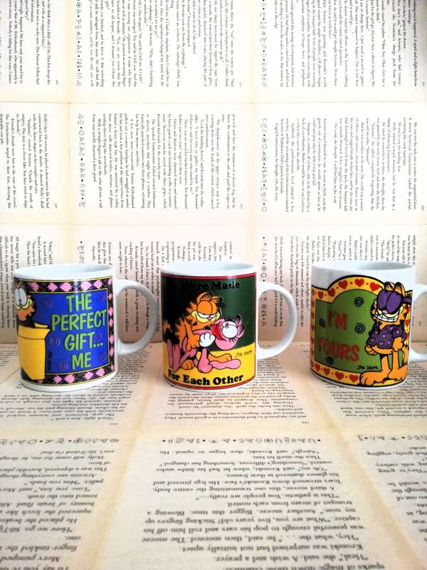 Vintage Garfield Mugs/Cups X 6 [1978]