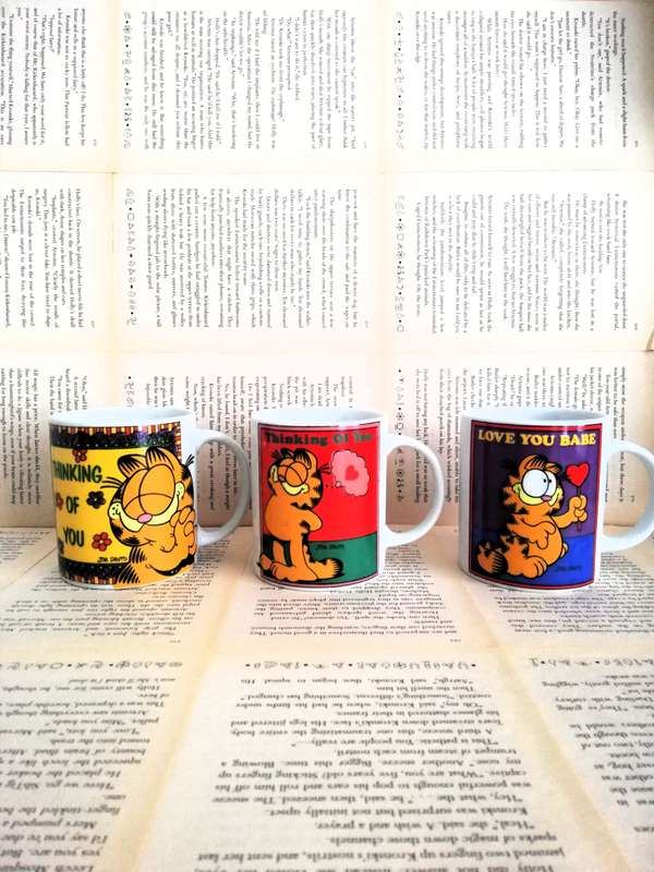 Vintage Garfield Mugs/Cups X 6 [1978]