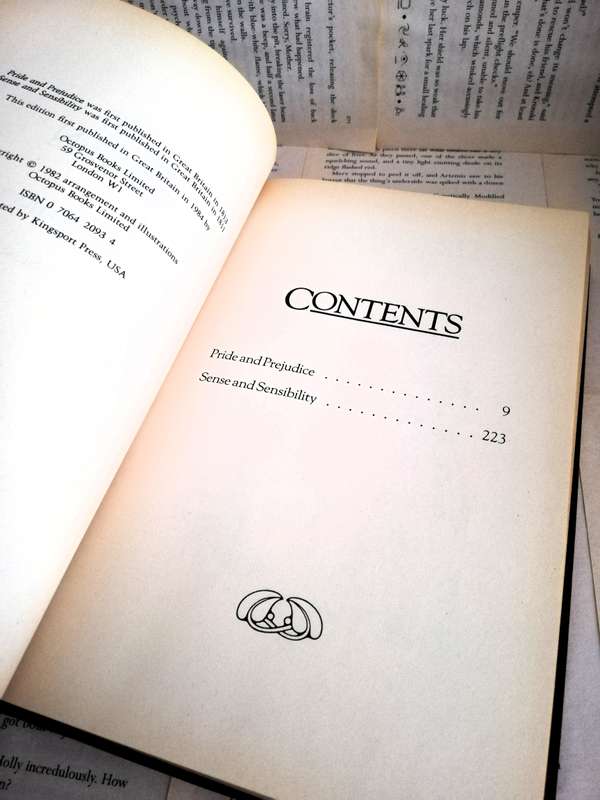 Jane Austen [Pride and Prejudice & Sense and Sensibility] [Octopus] [Vintage] [1984]