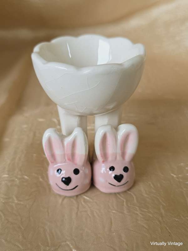 Vintage Bunny Egg Cup