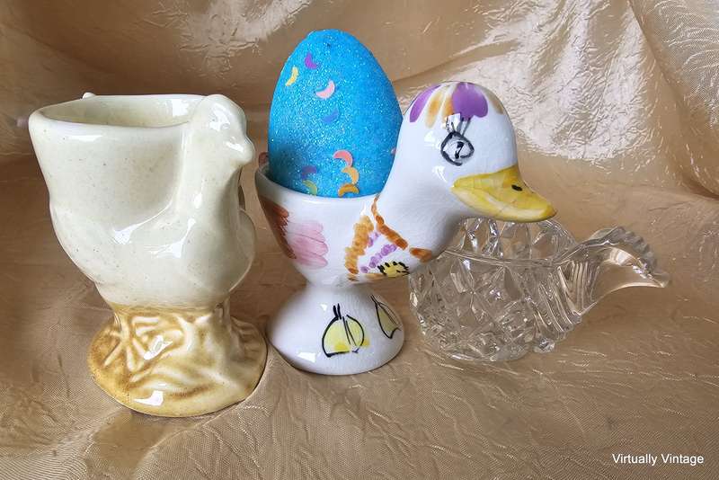 Trio of Vintage Egg Cups
