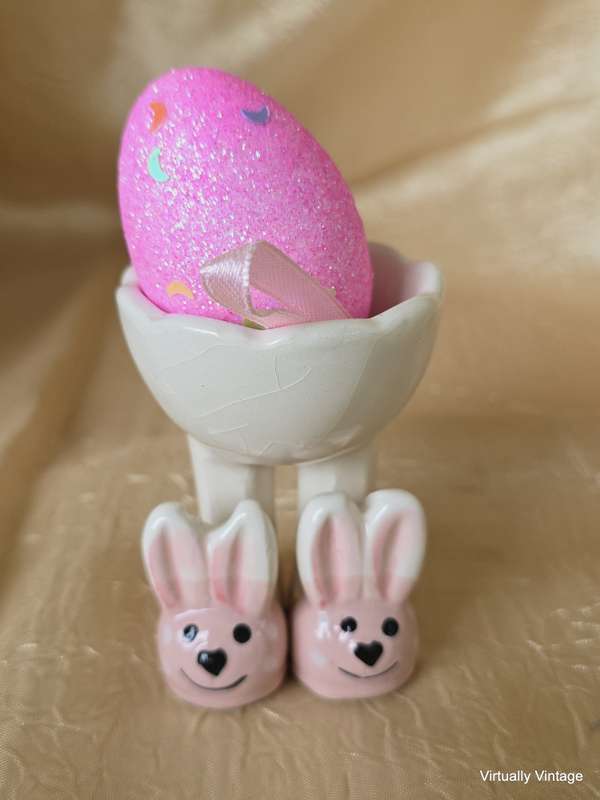 Vintage Bunny Egg Cup