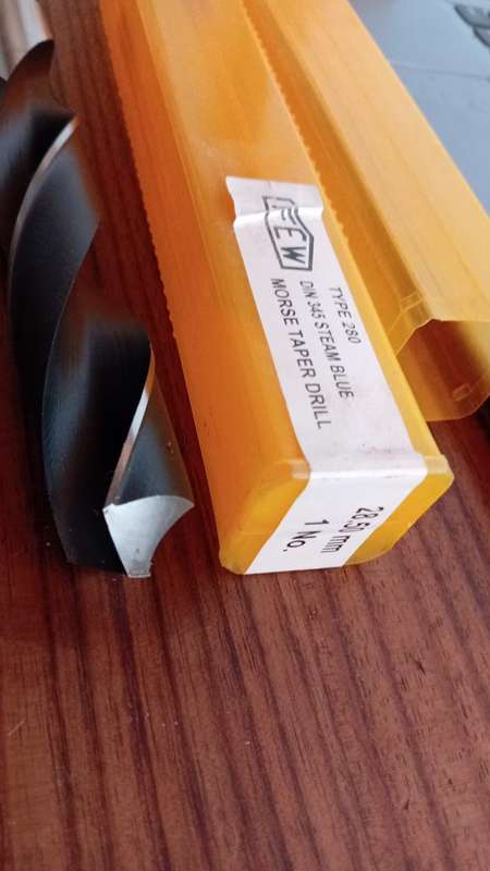 Drill 28.5mm morse taper few