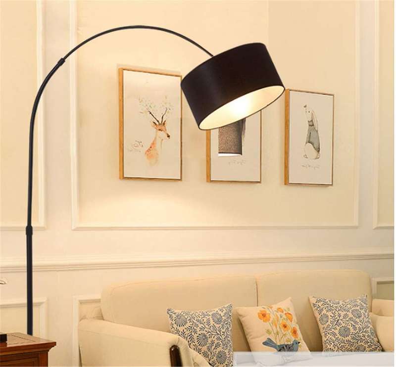 Arch Living Room Floor Lamp - Black