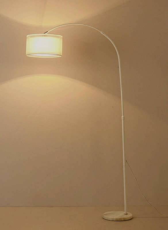 Arch Living Room Floor Lamp - White
