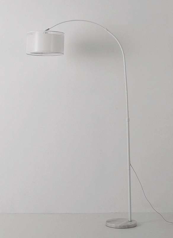 Arch Living Room Floor Lamp - White