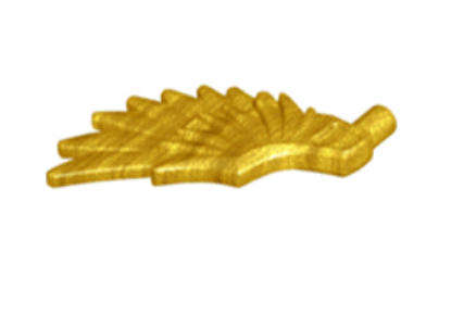 LEGO Minifigure Wing Feathered ~ {Pearl Gold}