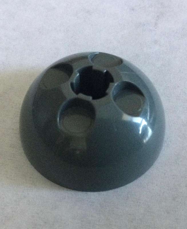 LEGO Cylinder Hemisphere 3 x 3 Ball Turret ~ {Light Bluish Grey}