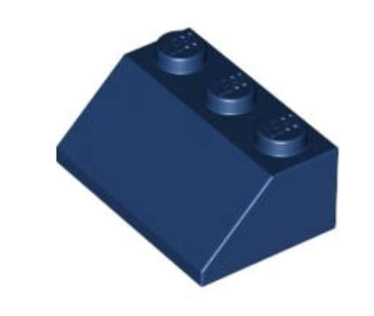 LEGO Parts Slope 45 2 x 3 ~ {Dark Blue}