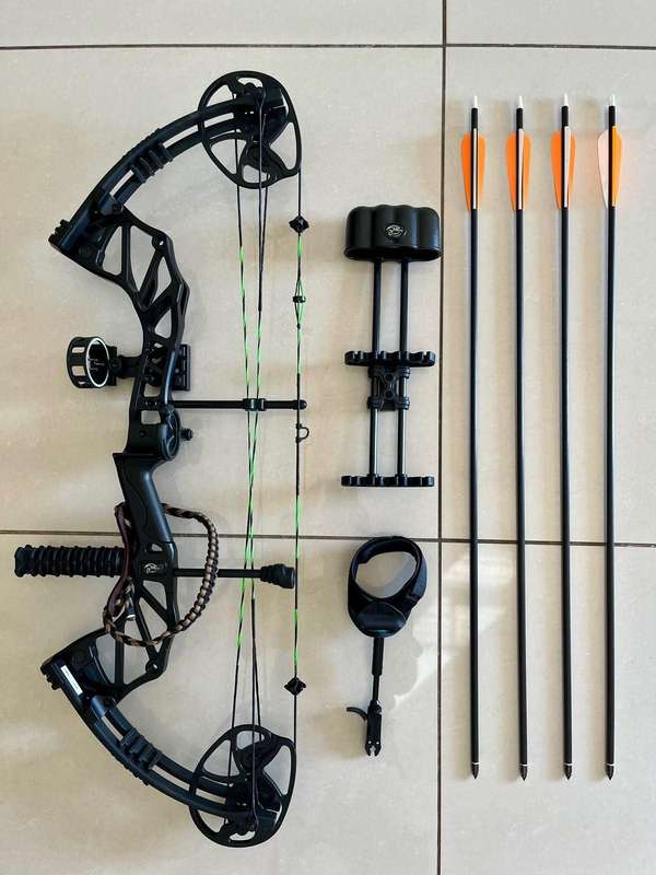 MAN KUNG THORNS BLACK COMPOUND BOW KIT ~ MK-CBA5BK