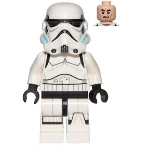 LEGO MINIFIGURES Imperial Stormtrooper - Printed Legs, Dark Azure Helmet Vents