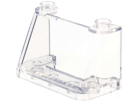 LEGO Parts Windscreen 2 x 4 x 2 ~ {Trans Clear}