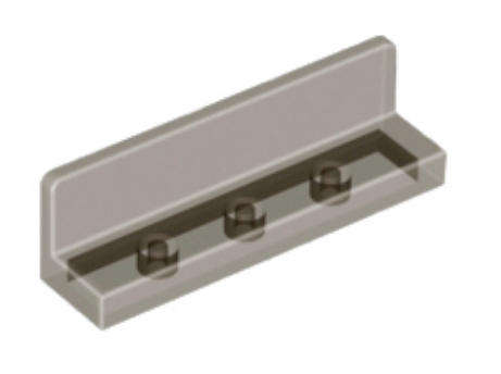 LEGO Parts Panel 1 x 4 x 1 ~ {Trans~Brown}
