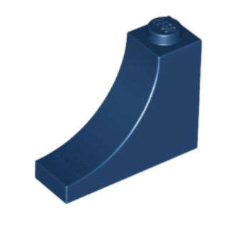 LEGO Parts Arch 1 x 3 x 2 Inverted ~ {Dark Blue}