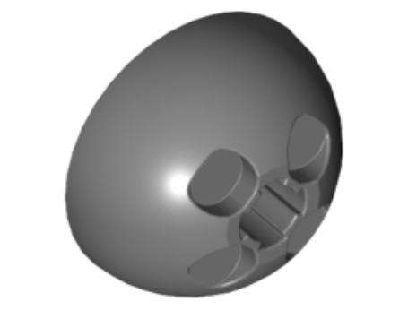 LEGO Cylinder Hemisphere 3 x 3 Ball Turret ~ {Light Bluish Grey}