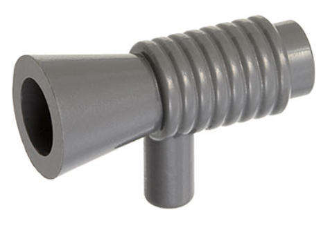 LEGO MINIFIGURES Minifigure, Utensil Loudhailer / Megaphone / SW Blaster ~ {Dark Bluish Grey}