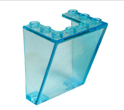 LEGO Parts Windscreen 3 x 4 x 4 Inverted ~ {Trans Light Blue}