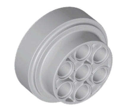 LEGO Parts Wheel 31mm D. x 15mm Technic ~ {Light Bluish Grey}